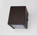 Ver imagem 4 de Kit 3 Arandelas 2 Fachos Marrom + 3 Lâmpadas LED G9 5W 3000K para Parede Muro Externa e Interna