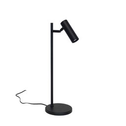 Abajur Luminária Mesa Alumínio Articulável Tubo Preto.:preto - 1