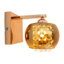 Ver imagem 1 de kit 2 Luminária Arandela Cristal K9 Cuba Cobre + 2 Led 5w 3000k St1219