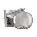 Ver imagem 3 de kit 2 Luminária Arandela Cristal K9 Cuba Cromada + 2 Led 5w 3000k St1219