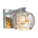 Ver imagem 1 de kit 2 Luminária Arandela Cristal K9 Cuba Cromada + 2 Led 5w 3000k St1219