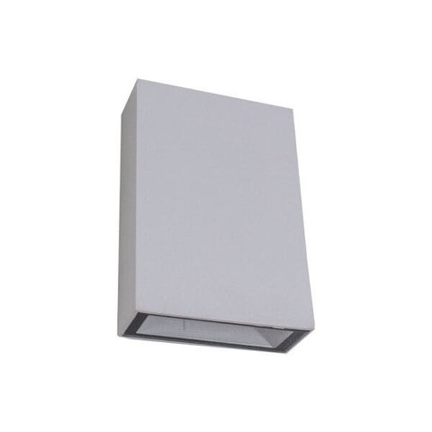 Arandela Blindada Efeito 2 Fachos Duplo Led 4w 3000k Branca St1238