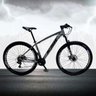 Bicicleta XLT Aro 29 Quadro 21 Alumínio Suspensão Freio Disco 21 Marchas - KSW - Cinza/Preto - 2