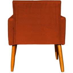 Kit 2 Poltronas Decorativa para Sala Recepção Manicure Consultório Suede - 6