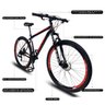 Bicicleta Aro 29 Quadro 19 Aço Suspensão Freio a Disco Mecânico 21 Marchas - Dropp - Preto/Vermelho - 3