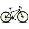 Bicicleta Aro 29 Quadro 19 Aço Freio a Disco Mecânico 21 Marchas - Dropp - Preto/Vermelho - 3