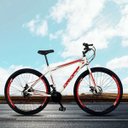 Ver imagem 2 de Bicicleta Aro 29 Quadro 19 Aço Freio a Disco Mecânico 21 Marchas - Dropp - Branco/Vermelho