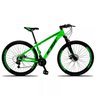 Bicicleta XLT Aro 29 Quadro 15 Alumínio Suspensão Freio Disco 21 Marchas - KSW - Verde/Preto - 1