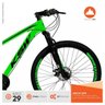 Bicicleta XLT Aro 29 Quadro 15 Alumínio Suspensão Freio Disco 21 Marchas - KSW - Verde/Preto - 3