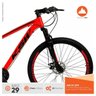 Bicicleta XLT Aro 29 Quadro 15 Alumínio Suspensão Freio Disco 21 Marchas - KSW - Vermelho/Preto - 3