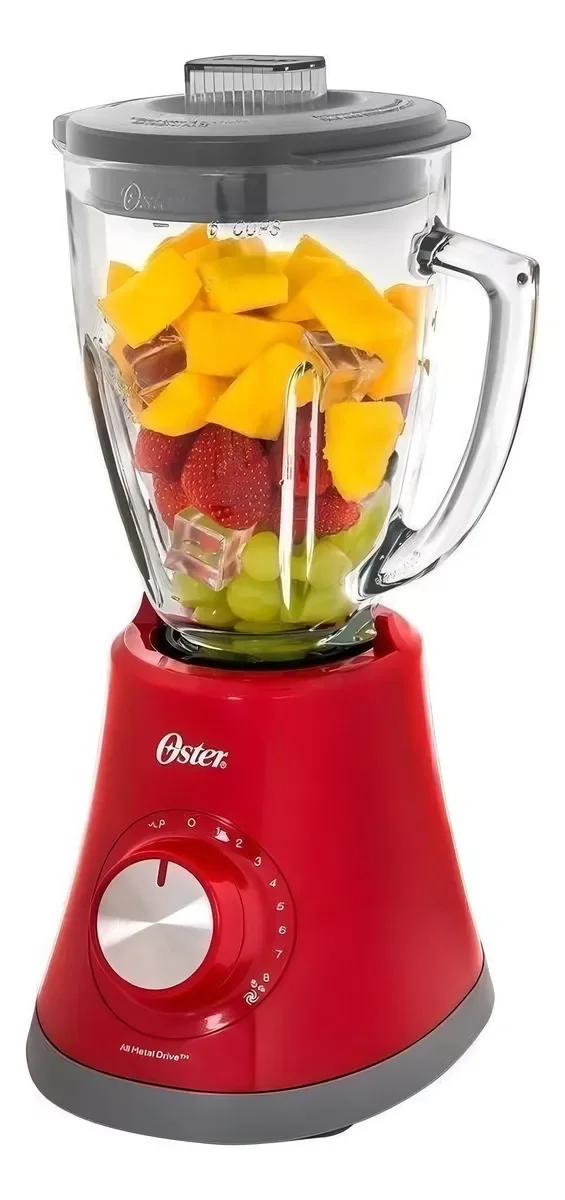 Ver imagem 2 de Liquidificador Super Chef 750w 1,27l Vermelho Oster 127v