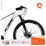 Bicicleta XLT Aro 29 Quadro 19 Alumínio Suspensão Freio Disco 21 Marchas - KSW - Branco/Preto - 3