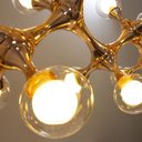 Ver imagem 3 de Pendente Lustre Molécula Cobre para 16 Lâmpadas 27x90cm St1298