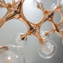 Ver imagem 7 de Pendente Lustre Molécula Cobre para 16 Lâmpadas 27x90cm St1298
