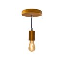 Ver imagem 1 de Pendente Tubo Cilindro Alumínio 10cm Cobre + Filamento Carbono ST64 220V St458