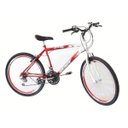 Ver imagem 1 de Bicicleta Aro 26 Wendy Masc C/Aero,Pneu Slik,18Marchas Cor Vermelho