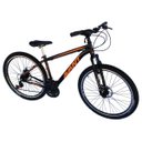 Ver imagem 1 de Bicicleta aro 29 "17" al freio a dis mec 21v avant cor preto detalhe laranja
