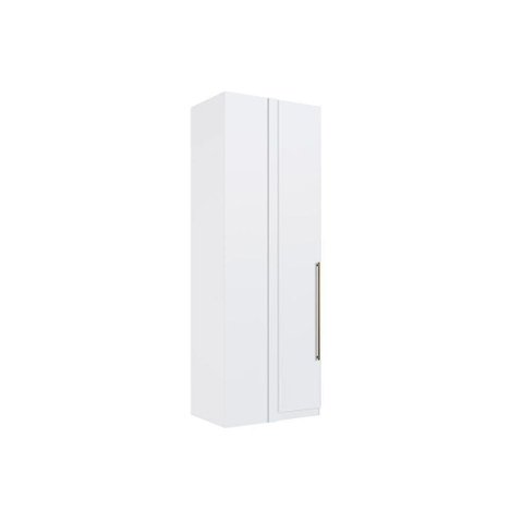 Guarda Roupa Solteiro Infinity Canto Reto 1 Porta Branco - Genialflex