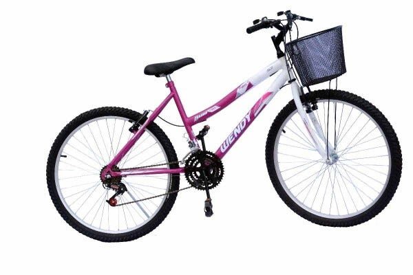 Bike Mtb Feminina Wendy Rosa Aro 26