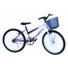 Bicicleta aro 24 wendy fem sem marcha convencional violeta - 1