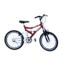 Ver imagem 1 de Bicicleta aro 20 onix dupla susp vermelho