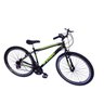 Bicicleta aro 29 wendy mtb freios v braik 18 marchas com aro aero cor preto adesivo amarelo - 1