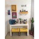 Ver imagem 4 de Aparador em Resina Branca Modelo Serpa Medida 120cm x 0.40 x 0.80 Altura