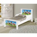 Ver imagem 1 de Mini Cama de Criança Infantil Cães Adesivada com Colchão