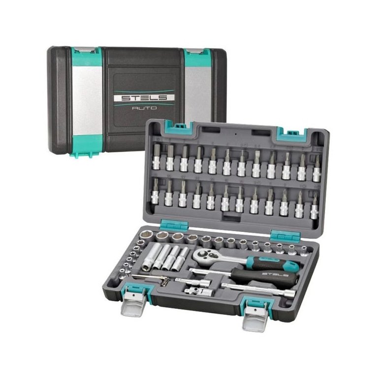 Kit Ferramentas com Maleta 1/4 CRV 57 Peças - Stels