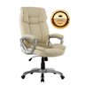 Cadeira de Escritório Presidente Viena Bege Conforsit 4646 - 1