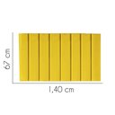 Ver imagem 2 de Painel Estofada Carla 140cm Casal para Cama Box Quarto Suede Amarelo - Gat Magazine