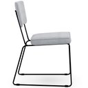 Ver imagem 7 de Kit 04 Cadeiras Decorativas Para Sala De Jantar Allana L02 Suede Cinza - Lyam Decor