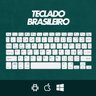 Teclado sem Fio Bluetooth Recarregável com Mouse Verde Escuro - 4
