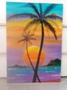 Ver imagem 1 de Quadro Óleo Sobre Tela 100x70 Paisagem Tropical