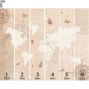 Ver imagem 3 de Mural Mapa Mundi Vintage - 3,48 x 3,00m