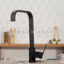 Ver imagem 2 de Torneira para cozinha Misturador Monocomando em Aço Inox São lorenço Pingoo.casa - Preto