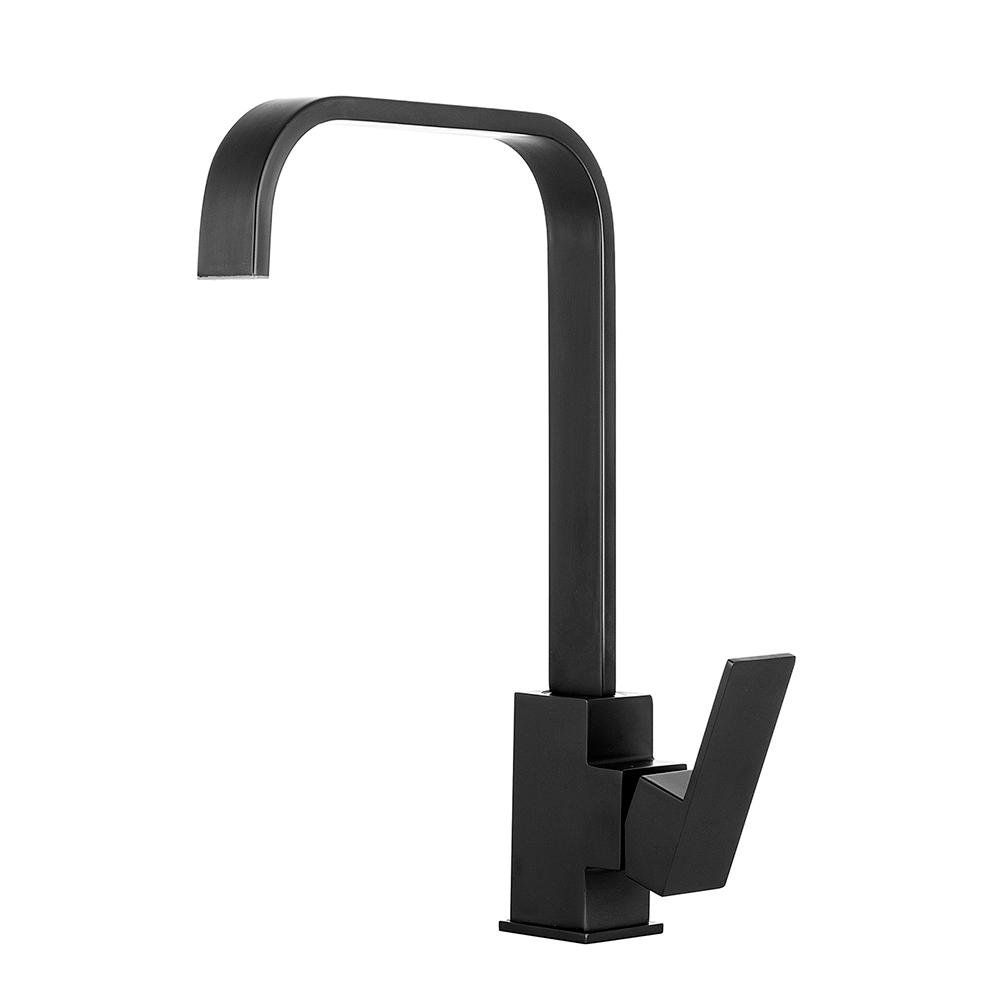 Torneira para cozinha Misturador Monocomando em Aço Inox São lorenço Pingoo.casa - Preto - 1