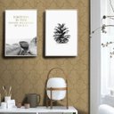 Ver imagem 2 de Papel de Parede Arabesco Modern - Várias Cores - Sarja