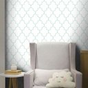 Ver imagem 1 de Papel de Parede Arabesco Clear - Várias Cores - Verde