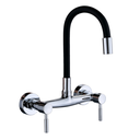 Ver imagem 1 de Torneira de Parede Cozinha Misturador Duplo Cromada Flexível