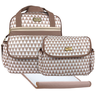 Kit Mochila e Bolsa Maternidade Mave Baby Pratic Elegance Bege - 1