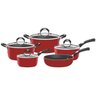Jogo De Panelas 6 Peças Mônaco Vermelho Tramontina - 2