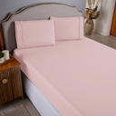 Ver imagem 2 de Jogo de Lençol 3 Pçs Casal Padrão Daily Simples Micropercal 300 Fios com Elástico:Rosa