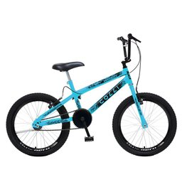 Bicicleta Max Boy Cross Aro 20 Freio V-brake 1 Marcha Azul Champanhe - Colli Bike - 1