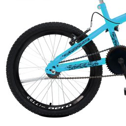 Bicicleta Max Boy Cross Aro 20 Freio V-brake 1 Marcha Azul Champanhe - Colli Bike - 3