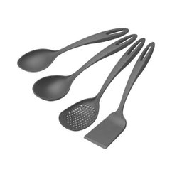 Conjunto De Panelas Paris Antiaderente Grafite e Kit Cozinha 10 Peças Tramontina - 4 Conjunto De Panelas Paris Antiaderente Grafite e Kit Cozinha 10 Peças Tramontina - 4