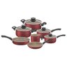 Jogo de Panelas Antiaderente Paris Vinho 8 Peças Tramontina - 2
