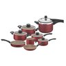 Jogo de Panelas Antiaderente Paris Vinho 8 Peças Tramontina - 1