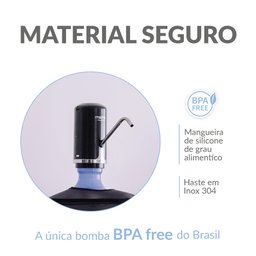Bomba Elétrica P Galão Garrafão de Água Momo Lifestyle Bebedouro 20l - 6