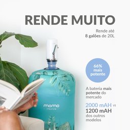 Bomba Elétrica P Galão Garrafão de Água Momo Lifestyle Bebedouro 20l - 5